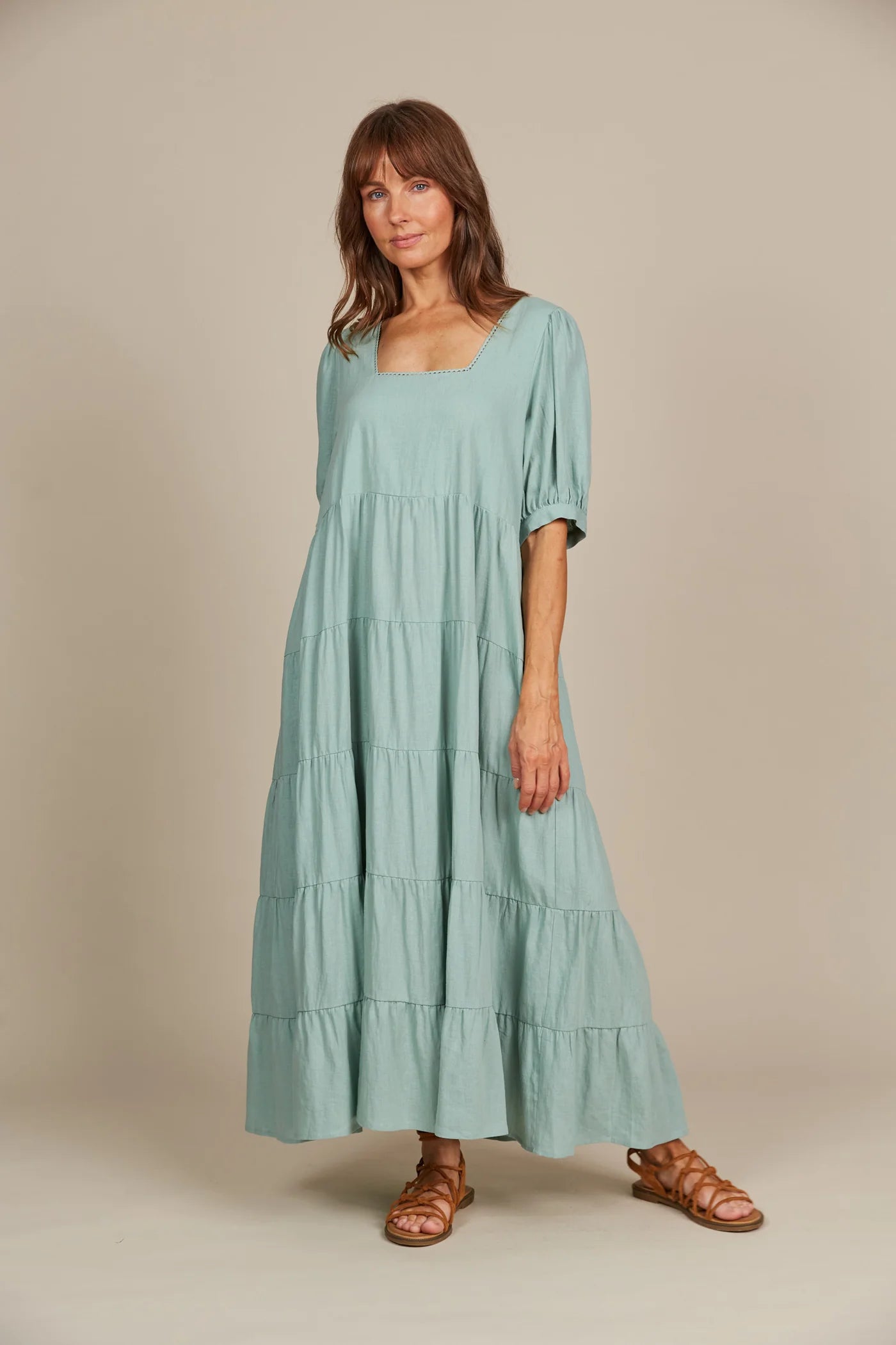 Fitted dresses for women -Amelie Maxi Dress