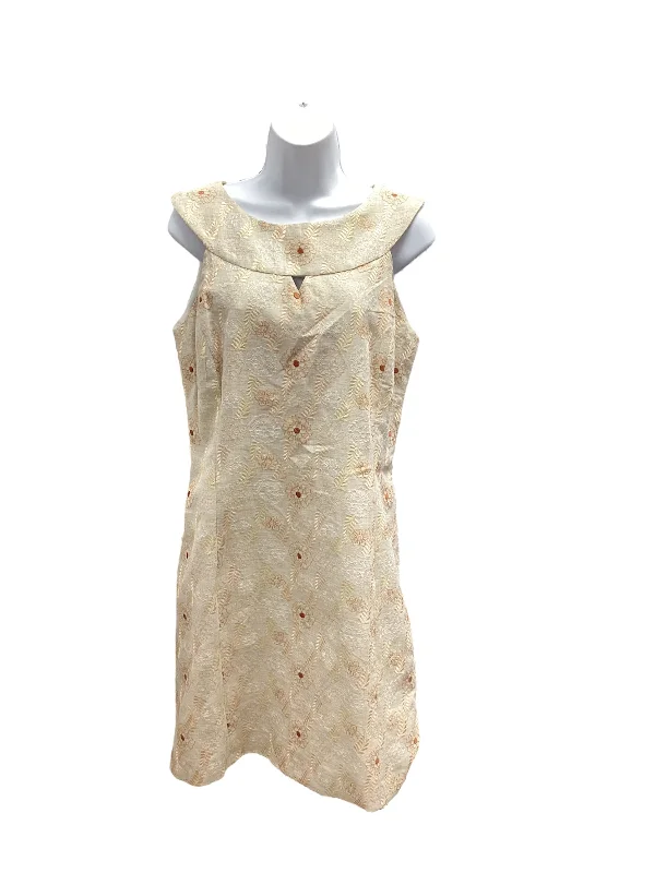 Dresses with lace and chiffon -Austin Reed Women's Dress  Tan 8