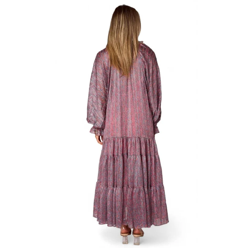 Floral dresses for women -Buddylove - Greta Long Sleeve Maxi Dress