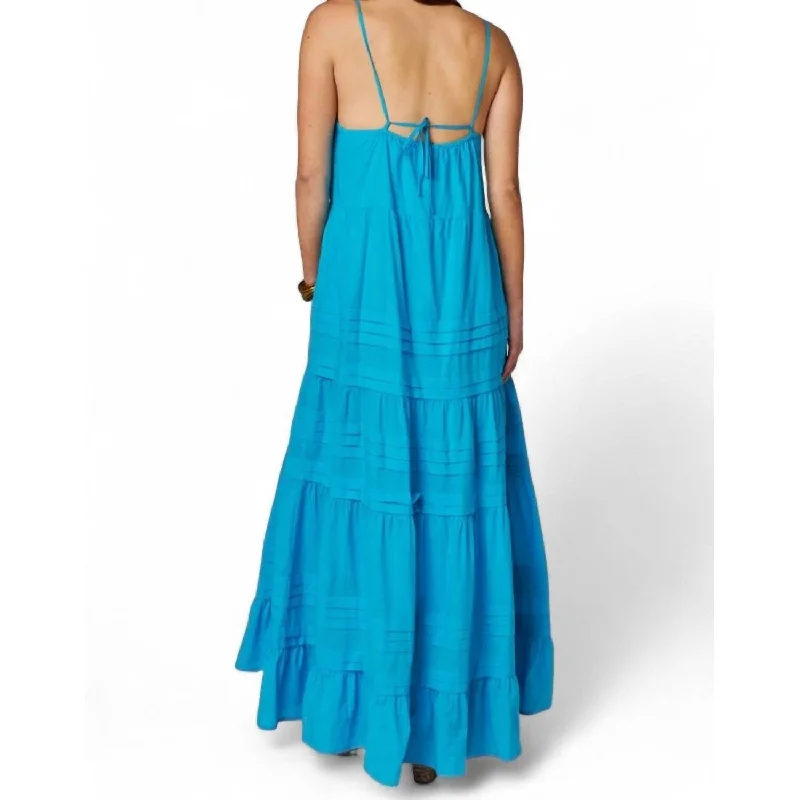 Dress with sleeves -Buddylove - Jaxon Tiered Maxi Dress