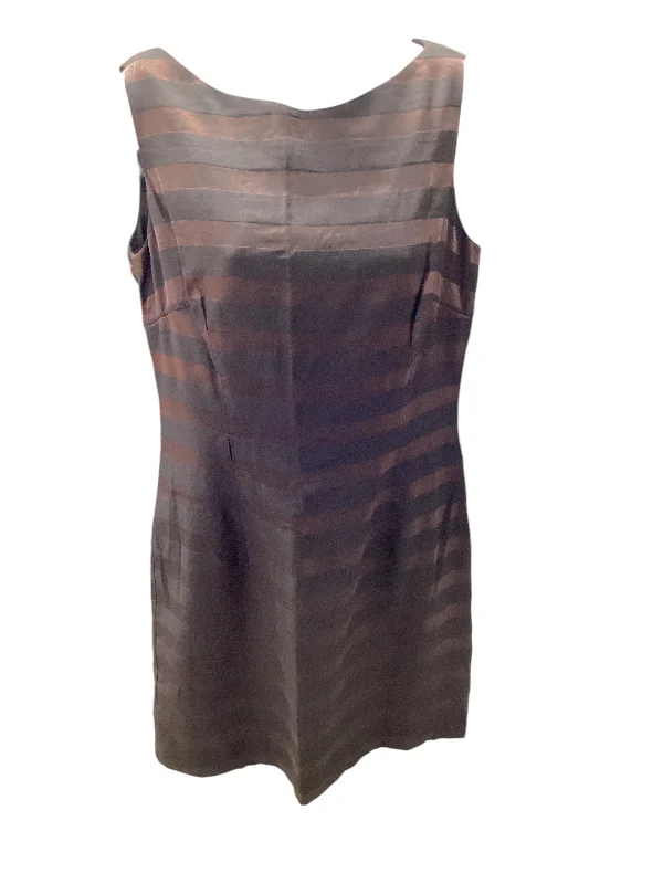 Casual bohemian dresses -Carmen Marc Valvo Women's Cocktail Dress Brown 12