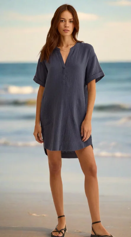 Dresses for travel and vacations -Talia Gauze Mini Dress