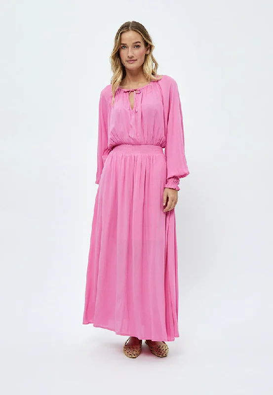 Dresses for weekend getaways -Danea Maxi Dress - Fuchsia Pink