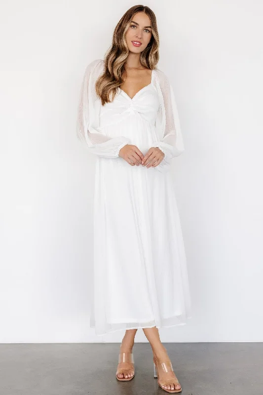 Classic summer dresses -Dione Midi Dress | Off-White