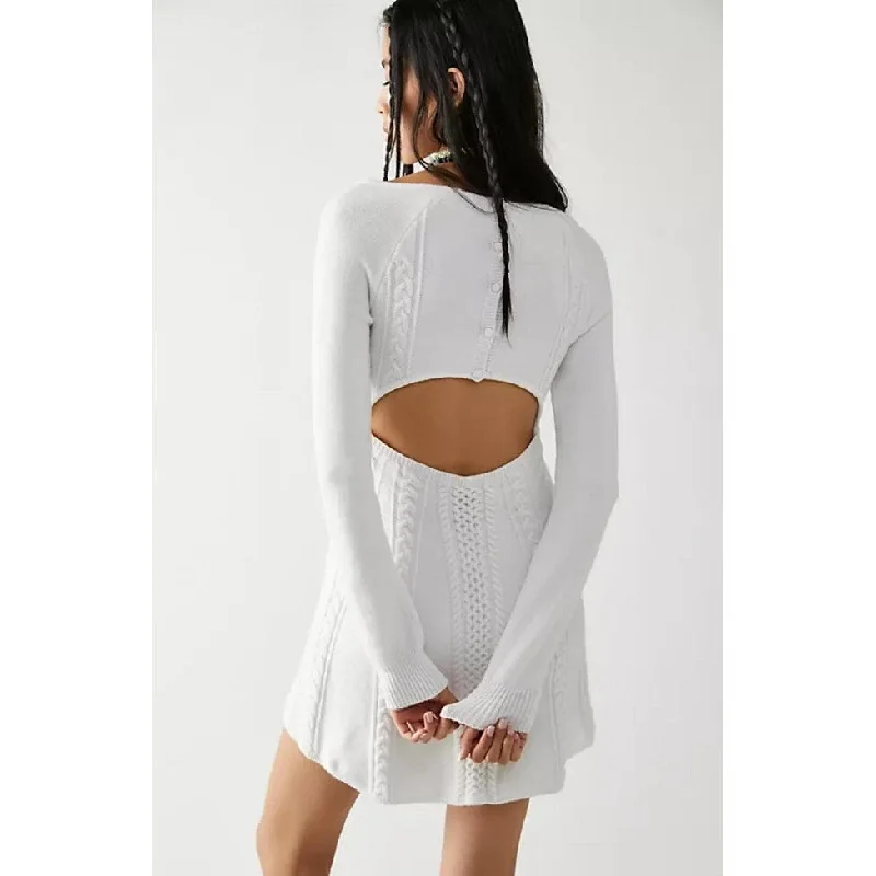 Dresses for formal evenings out -Free People - Small World Sweater Mini Dress