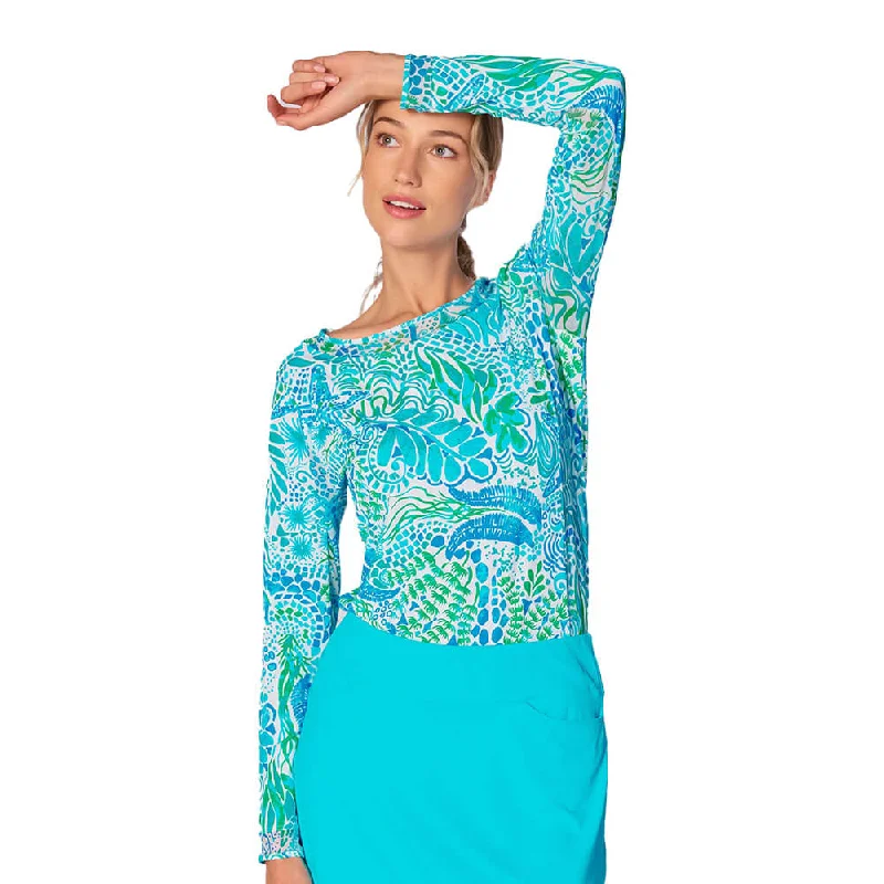 Formal wear dresses -G Lifestyle Starfish Mesh Insert Sleeve Top - Bright Peri