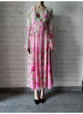 Casual dresses with print -Ren Long Dress