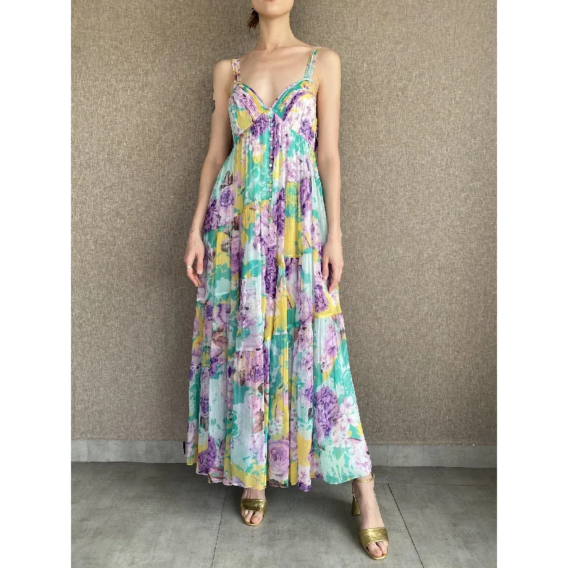 Dresses for high tea events -Ivy Long Dress-V1