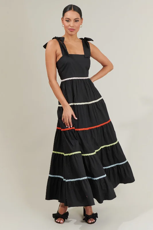 Dresses for a day at the park -Hillary Hall Tiered Maxi Dress