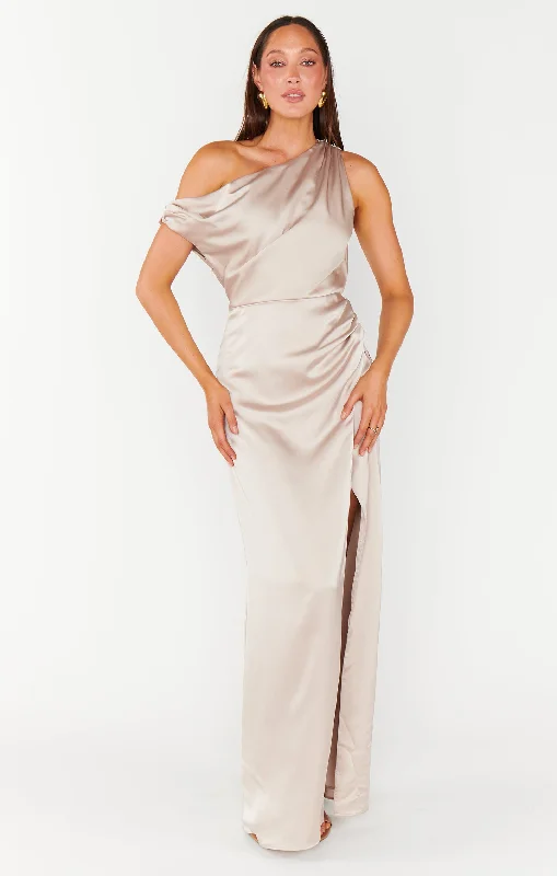 Trendy maxi dresses with belts -Jodie Dress ~ Show Me The Ring Luxe Satin