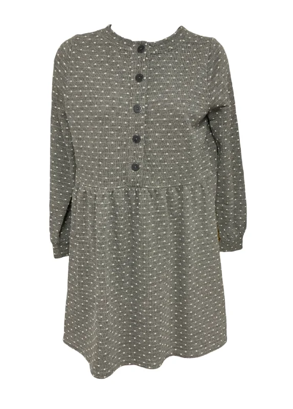 Fitted cocktail dresses -Loft Women's Dress Gray Dot PS