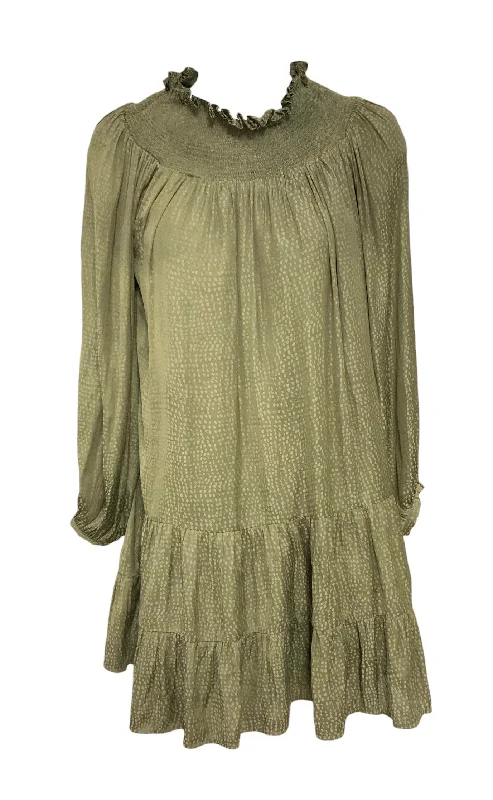 Romantic lace dresses -Loft Women's Dress Olive XSP