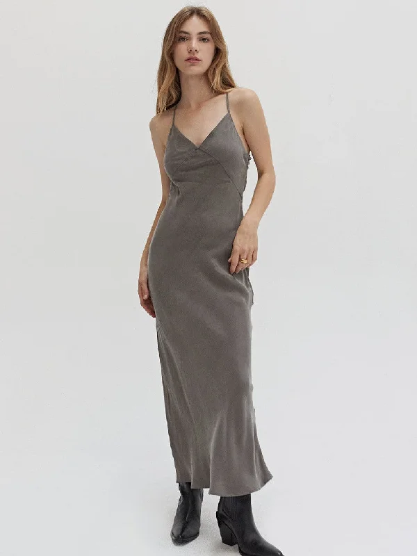 Dresses with a vintage vibe -Madeline Maxi Slip Dress