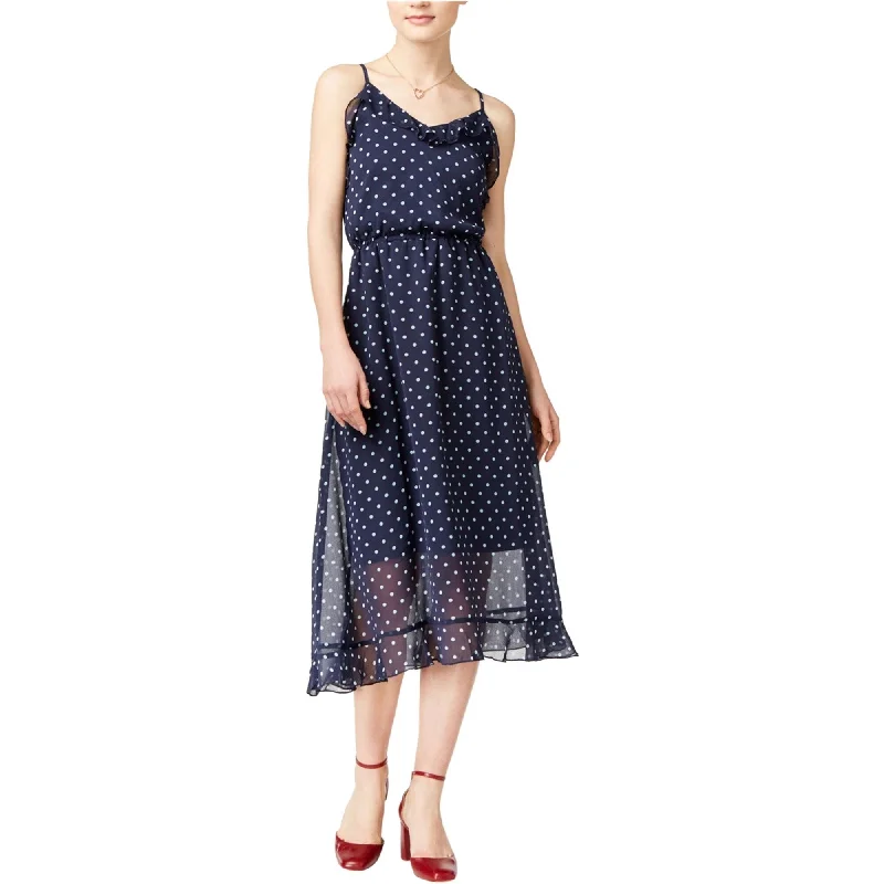 Long formal dresses for events -maison Jules Womens Flowy Texture Midi Dress, Blue, XX-Small