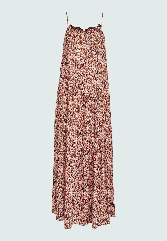 Casual dresses for work -PCAnastacia Maxi Dress - Burnt Coral