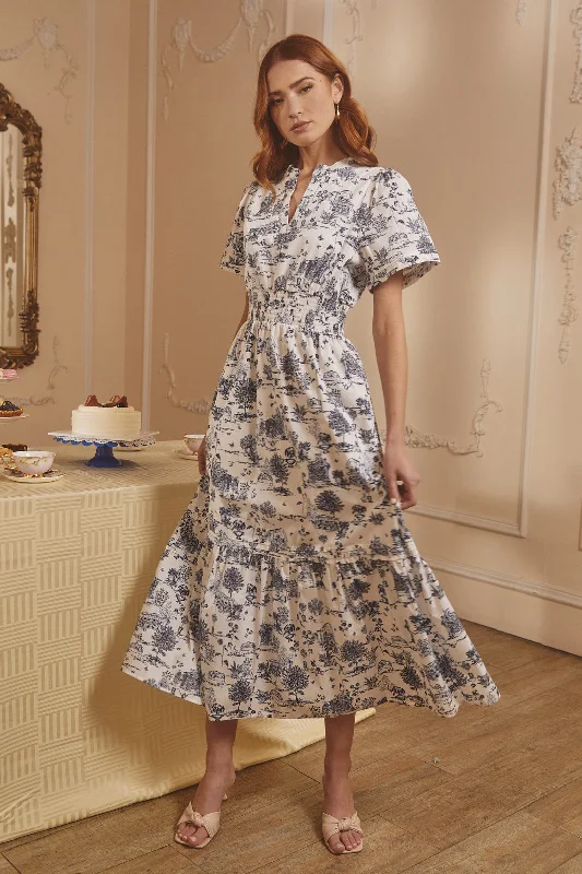 Light cotton dresses -Renzo Toile Belraj Poplin Maxi Dress