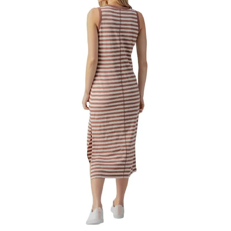 Modern dresses for women -Sanctuary - Contrast Trim Maxi Dress