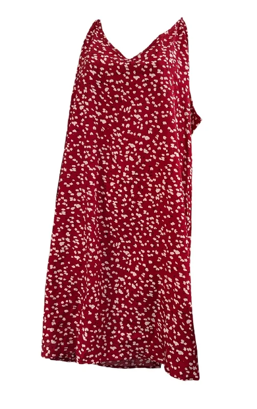 Formal work dresses -Shein Curve Women's Dress Red 1XL