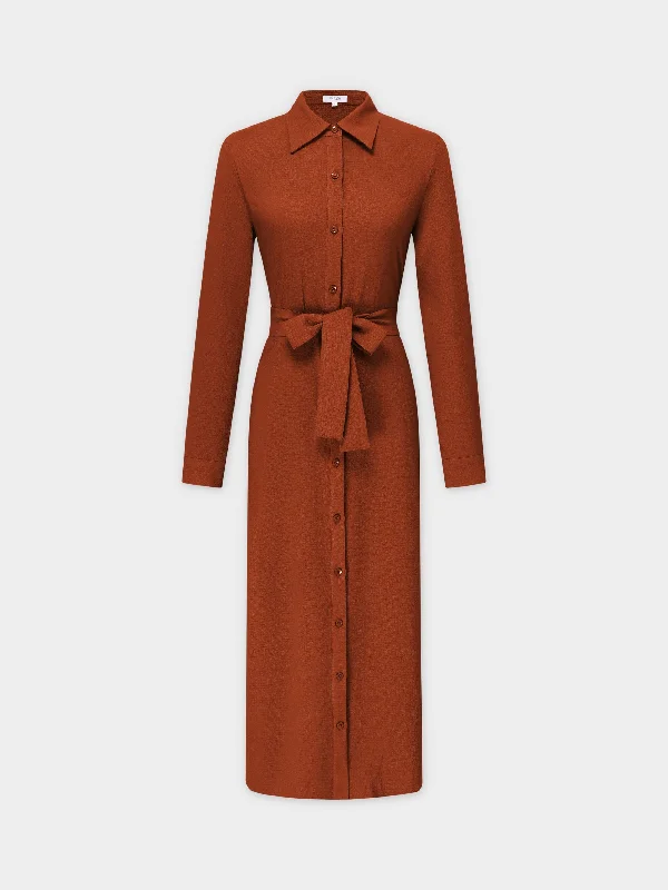 Vintage dresses for women -Monday Dress-Rust Pebble