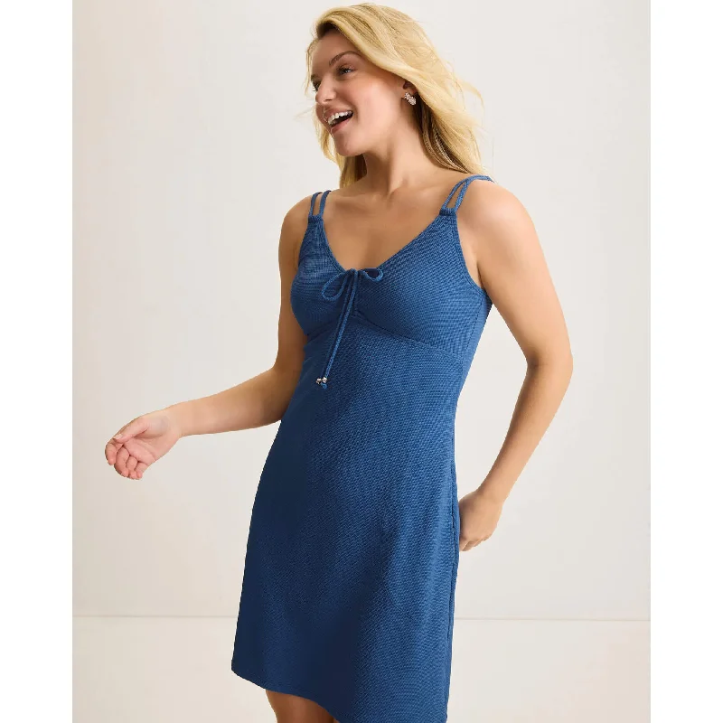 Colorful dresses for women -Tommy Bahama Womens Island Cays Vneck Spa Dress Coverup - Indigo Tide