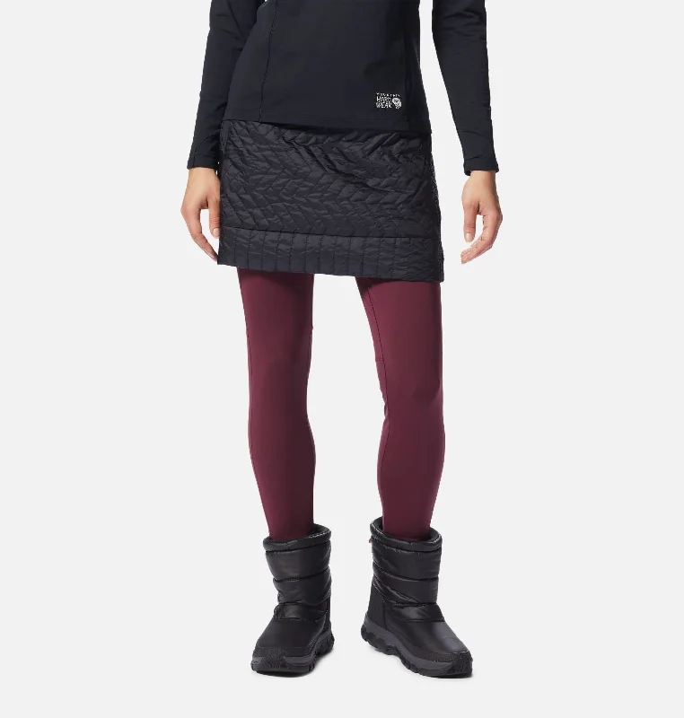 Dresses for brunch events -Trekkin Insulated Mini Skirt