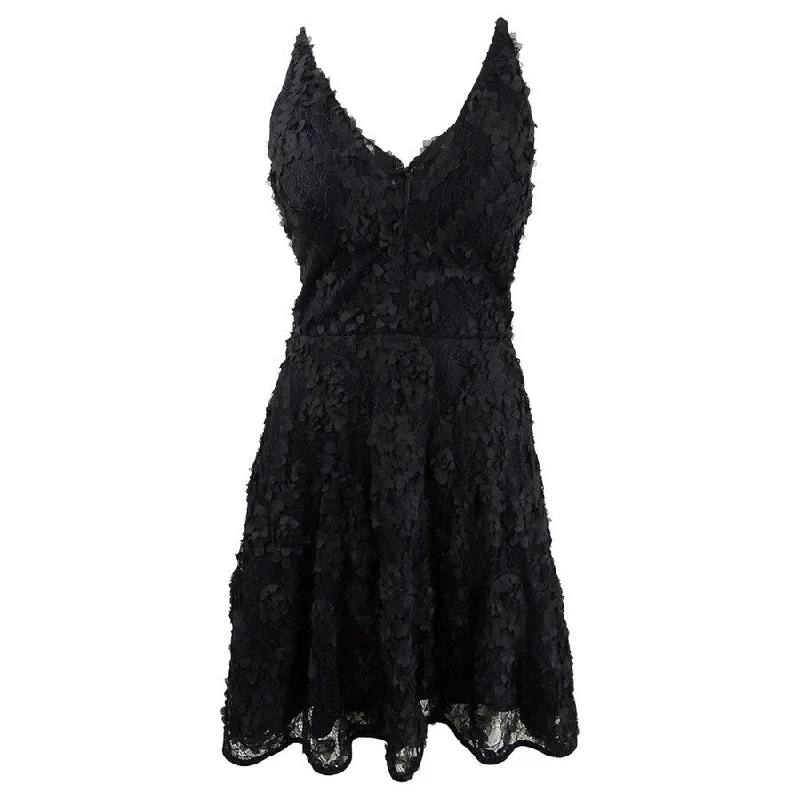 Dresses for summer vacations -Xscape Women's Lace Applique Fit & Flare Gown